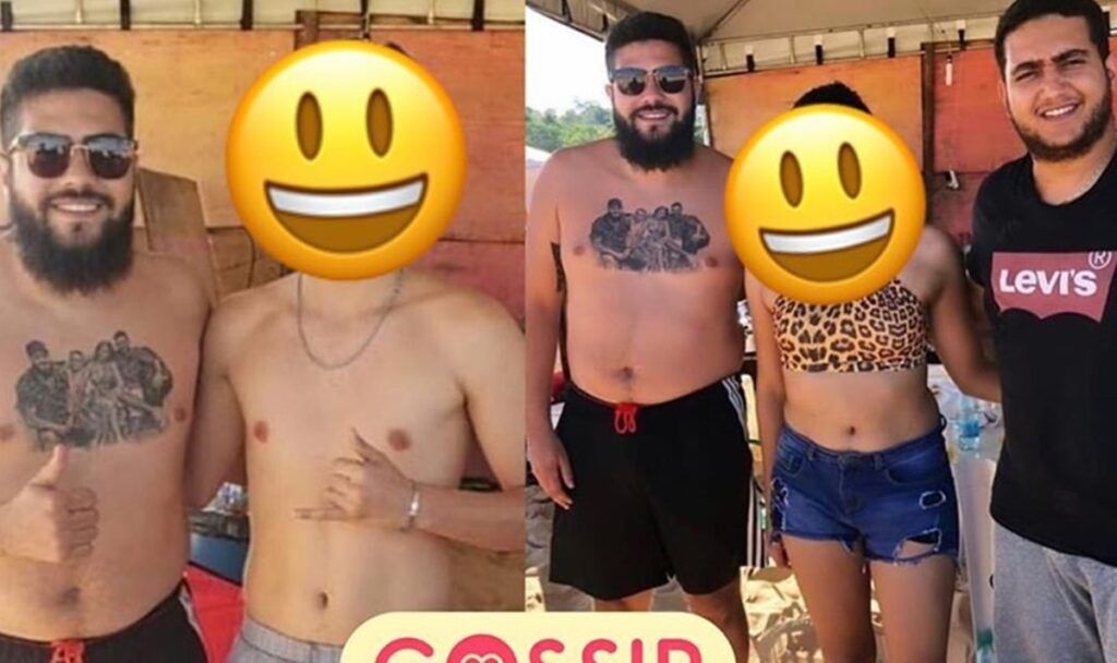 Em plena pandemia, Henrique e Juliano vão a praia sem máscaras e tiram fotos com os fãs Em plena pandemia, Henrique e Juliano vão a praia sem máscaras e tiram fotos com os fãs