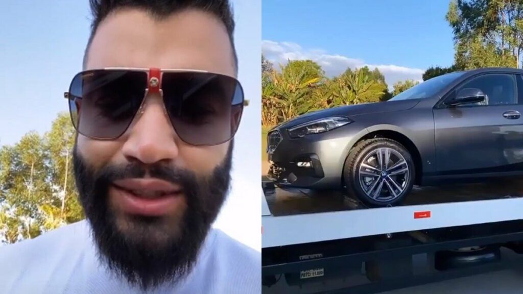 Gusttavo Lima mostra BMW que será sorteada em live em Pernambuco e questiona o filho: "Você tá feliz?" Gusttavo Lima mostra BMW que será sorteada em live em Pernambuco e questiona o filho: "Você tá feliz?"