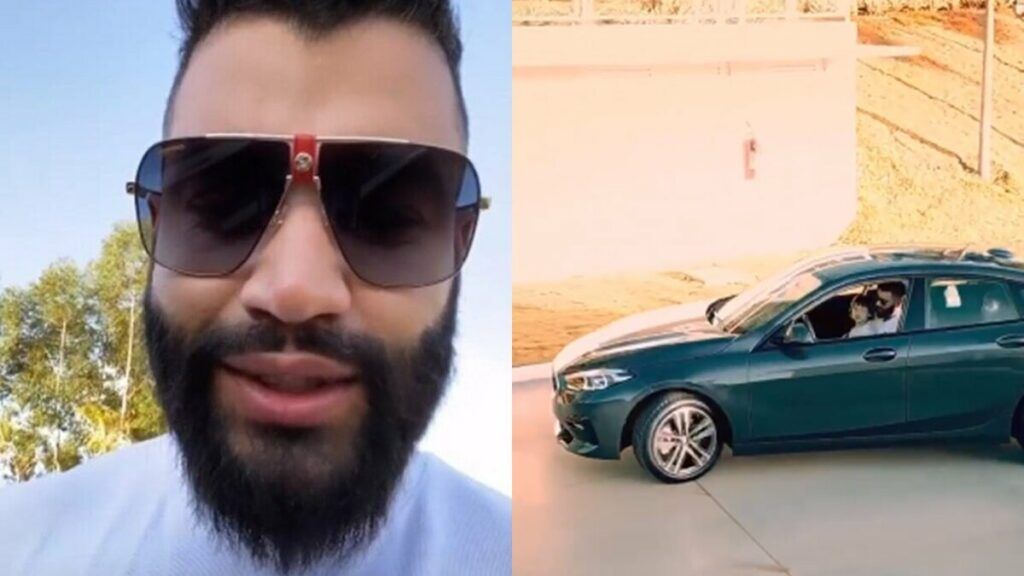 Gusttavo Lima testa BMW com o filho antes de 'Buteco Sunset' em Pernambuco Gusttavo Lima testa BMW com o filho antes de 'Buteco Sunset' em Pernambuco
