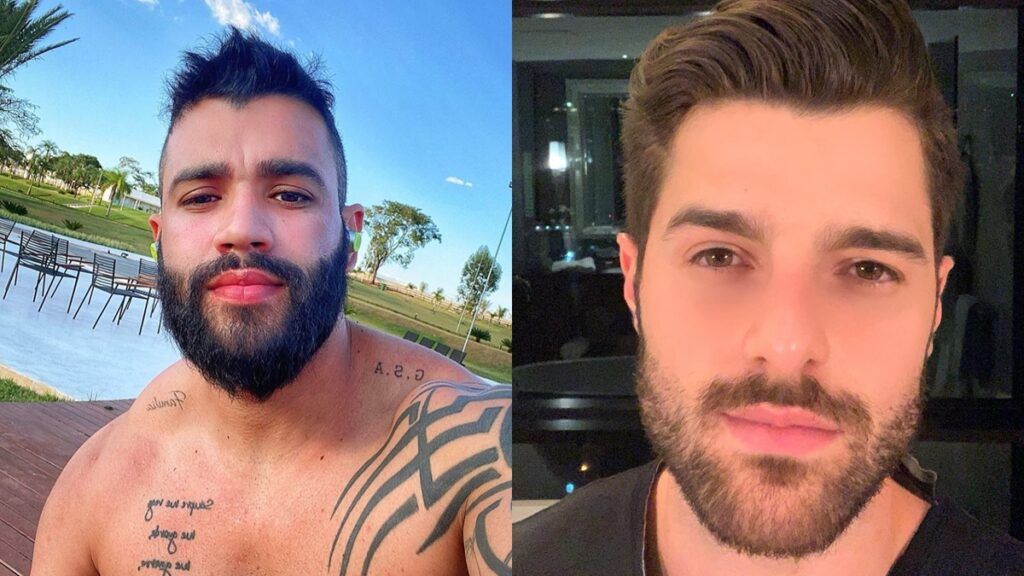 Em selfie na fazenda, Gusttavo Lima mostra os músculos e ganha elogio de Alok: "Tá forte hein" Em selfie na fazenda, Gusttavo Lima mostra os músculos e ganha elogio de Alok: "Tá forte hein"
