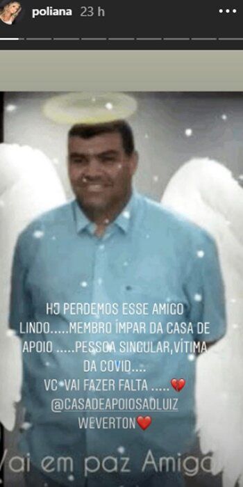 Esposa de Leonardo lamenta morte de amigo por Covid-19: "Deus dê forças a família" Esposa de Leonardo lamenta morte de amigo por Covid-19: "Deus dê forças a família"