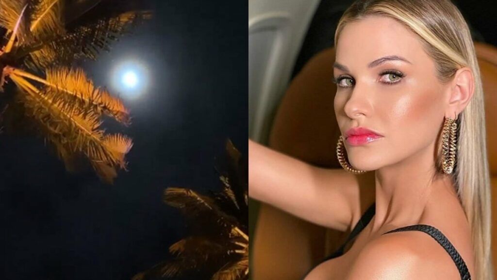 "Que lua é essa", diz Andressa Suita em noite antes da live de Gusttavo Lima em Pernambuco "Que lua é essa", diz Andressa Suita em noite antes da live de Gusttavo Lima em Pernambuco