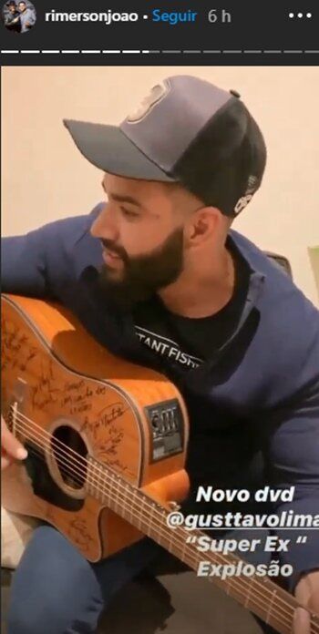 Sucesso! Gusttavo Lima aparece cantando música inédita do novo DVD 'The Legacy': "Super Ex" Sucesso! Gusttavo Lima aparece cantando música inédita do novo DVD 'The Legacy': "Super Ex"
