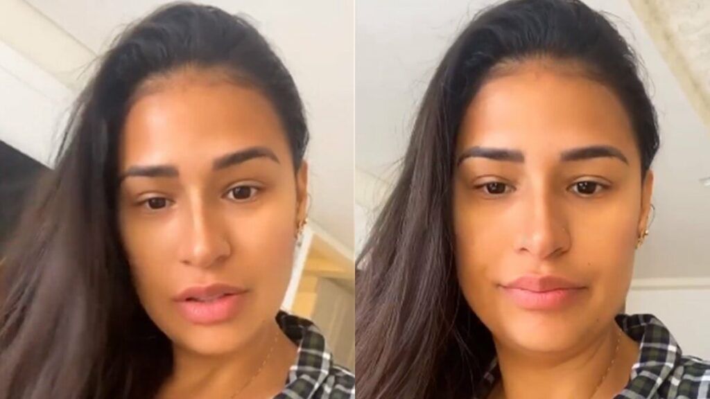 Simone revela que não está usando maquiagem em casa: "Prefiro ficar assim de cara limpa" Simone revela que não está usando maquiagem em casa: "Prefiro ficar assim de cara limpa"