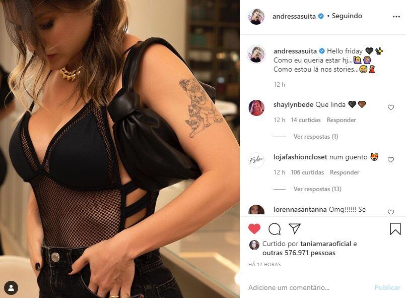 Andressa Suita aparece deslumbrante em casa e lamenta: "Como eu queria estar hoje" Andressa Suita aparece deslumbrante em casa e lamenta: "Como eu queria estar hoje"
