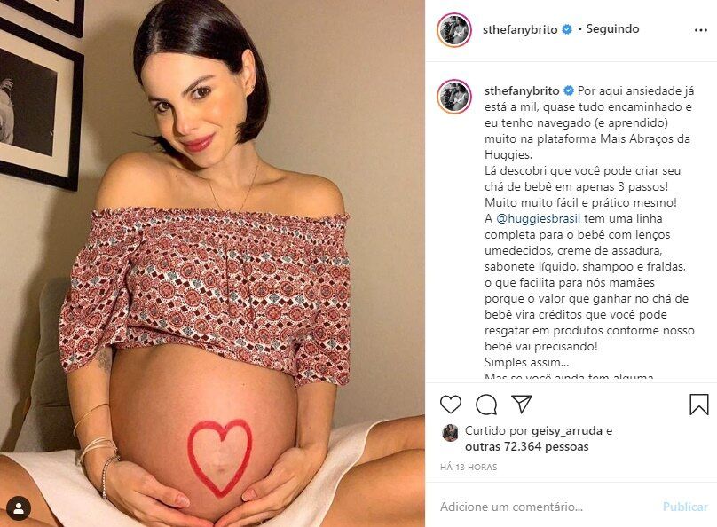 Grávida de 6 meses, Sthefany Brito impressiona com tamanho do barrigão Grávida de 6 meses, Sthefany Brito impressiona com tamanho do barrigão