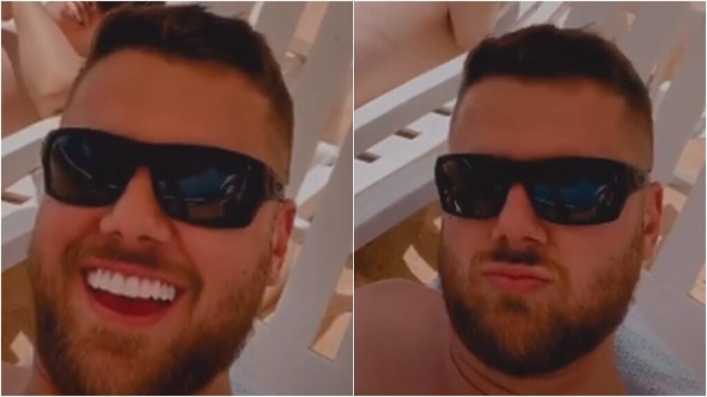 Após foto viralizar, Zé Neto aparece novamente de sunga e brinca: "Pensa num sol que vai se esconder" Após foto viralizar, Zé Neto aparece novamente de sunga e brinca: "Pensa num sol que vai se esconder"