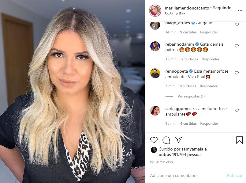 Marília Mendonça muda visual e seguidores brincam: "Metamorfose ambulante" Marília Mendonça muda visual e seguidores brincam: "Metamorfose ambulante"