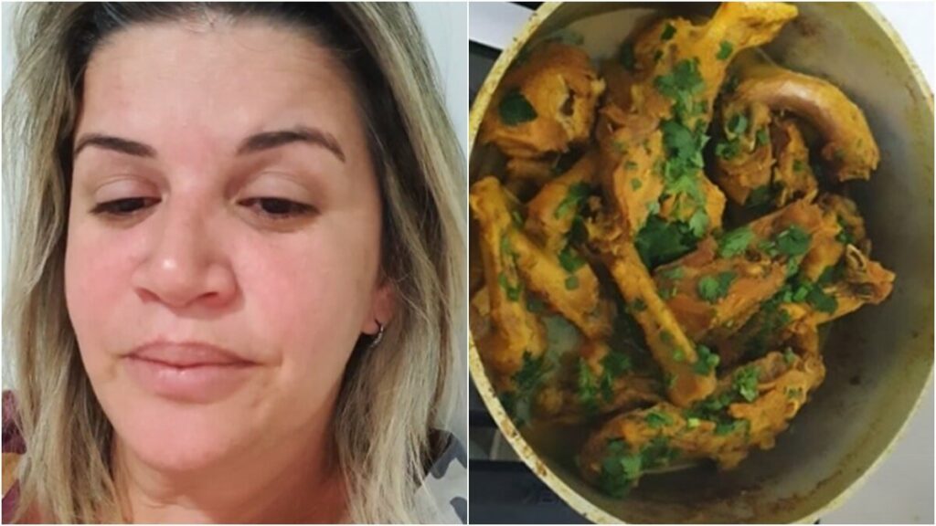 Irmã de Gusttavo Lima mostra panela cheia de pedaços de frango e manda recado: "Me respeita" Irmã de Gusttavo Lima mostra panela cheia de pedaços de frango e manda recado: "Me respeita"