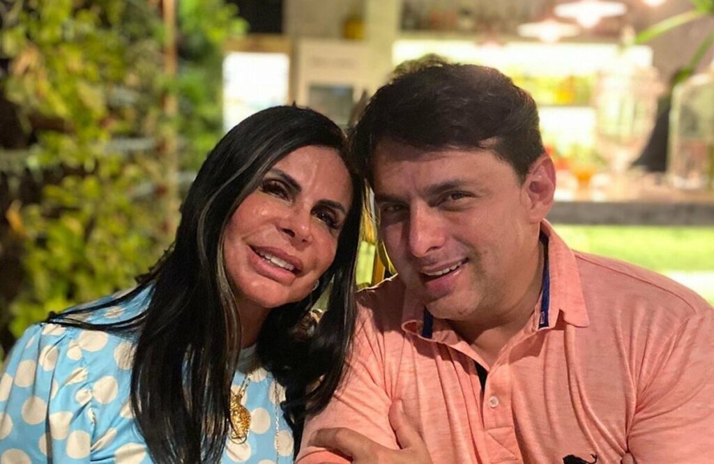 Gretchen diz que sofreu agressão de vizinho e desabafa: 'É violência' 4 Gretchen e Esdras de Souza 1