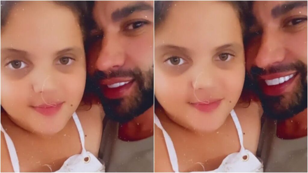 Gusttavo Lima posa com a filha de criação: "Meu BB cresceu" Gusttavo Lima posa com a filha de criação: "Meu BB cresceu"