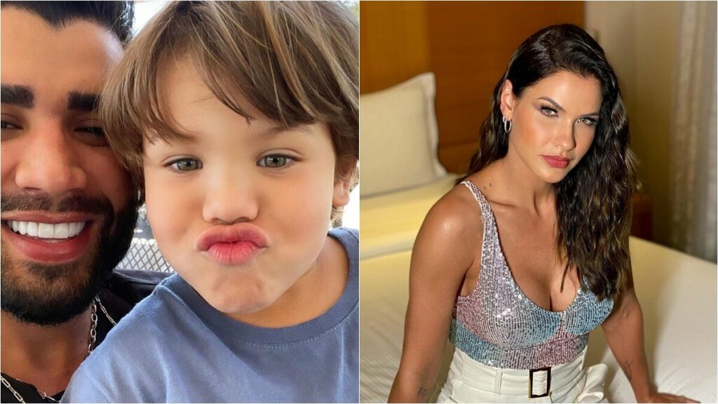 Andressa Suita flagra o filho, Gabriel, pedindo para colocar show de Gusttavo Lima Andressa Suita flagra o filho, Gabriel, pedindo para colocar show de Gusttavo Lima