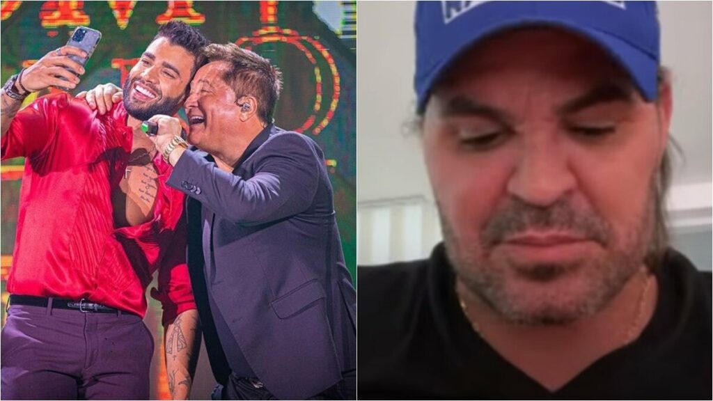 Eduardo Costa diz que ficou com ciúmes da live 'Cabaré' de Gusttavo Lima e Leonardo Eduardo Costa diz que ficou com ciúmes da live 'Cabaré' de Gusttavo Lima e Leonardo