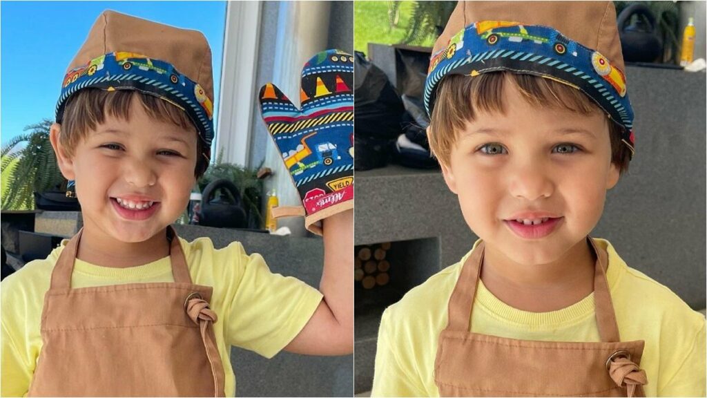 Gusttavo Lima mostra o filho caçula vestido de cozinheiro: "Almoço foi por conta dele" Gusttavo Lima mostra o filho caçula vestido de cozinheiro: "Almoço foi por conta dele"