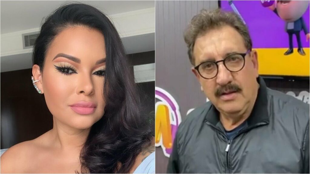Ratinho trai a esposa no camarim após programa, diz Ariadna Ratinho trai a esposa no camarim após programa, diz Ariadna