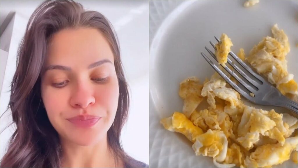 Andressa Suita diz que come ovo por questões de saúde: "Não é uma coisa que eu amo"  