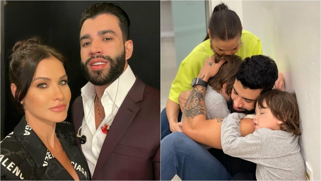 Andressa Suita grava vídeo dos filhos chorando após Gusttavo Lima sair de casa para trabalhar Andressa Suita grava vídeo dos filhos chorando após Gusttavo Lima sair de casa para trabalhar