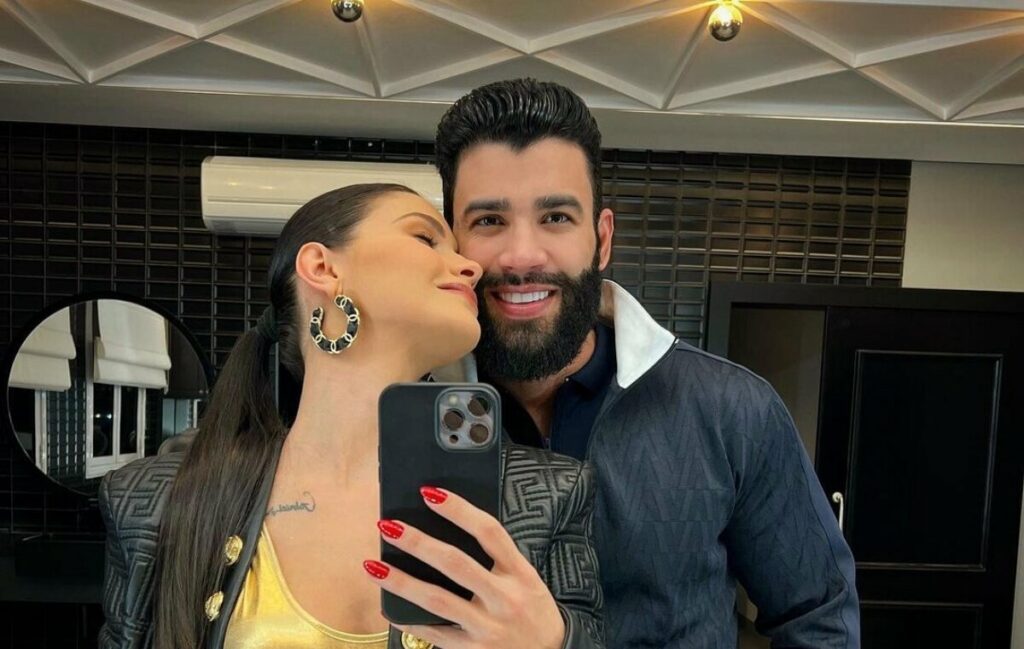 Comemorando o Dia dos Namorados, Andressa Suita e Gusttavo Lima saem para jantar Comemorando o Dia dos Namorados, Andressa Suita e Gusttavo Lima saem para jantar