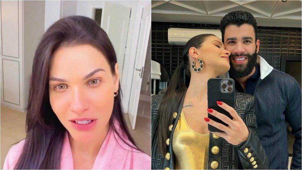 Pela primeira vez, Andressa Suita cita Gusttavo Lima como "marido" Pela primeira vez, Andressa Suita cita Gusttavo Lima como "marido"
