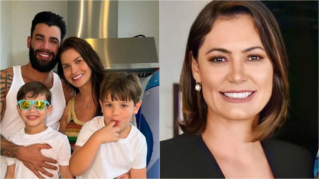 Primeira-dama do Brasil elogia os filhos de Gusttavo Lima e Andressa Suita no Instagram  