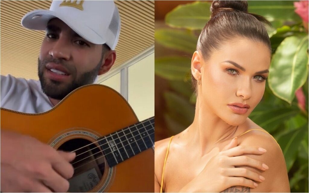 Andressa Suita diz 'não estar preparada' para ouvir Gusttavo Lima em voz e violão Andressa Suita diz 'não estar preparada' para ouvir Gusttavo Lima em voz e violão