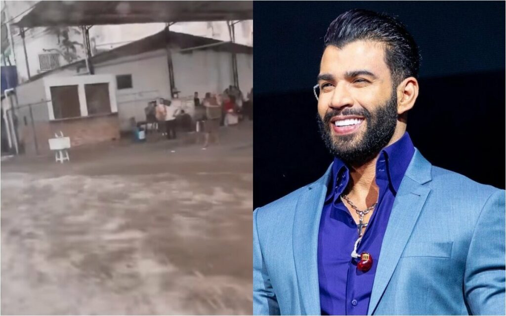 Após show, Gusttavo Lima enfrenta alagamento em São Luís: "É chuva menino" Após show, Gusttavo Lima enfrenta alagamento em São Luís: "É chuva menino"