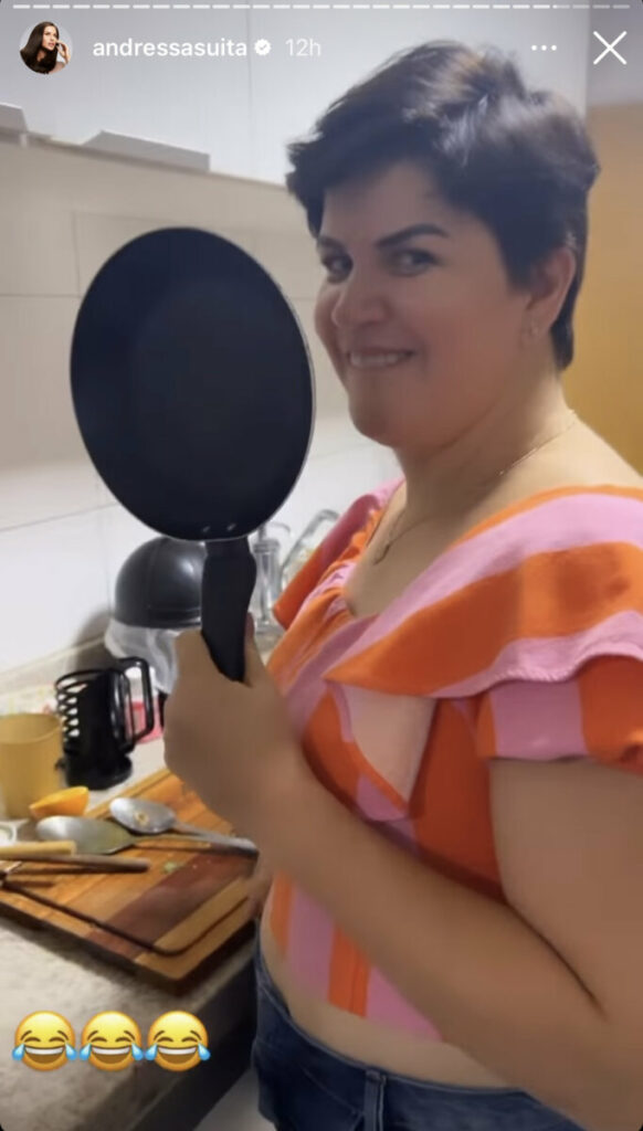 Irmã de Gusttavo Lima diz que vai ensinar Andressa Suita a cozinhar  